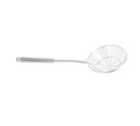 SOLUSTRE Passoire Araignée Acier Inoxydable avec Manche Ergonomique Cuillère Écumoire Résistante Chaleur pour Friture Cuisson et Filtrage Aliments