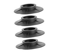 SOLUSTRE Patin Anti-vibrations Pour Lave-linge Stabilisateur Pour Machine à Laver Patin Pour Sèche-linge Pour Pied De Lave-linge Lot De Rondelles Plastique Antidérapantes