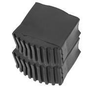 SOLUSTRE Patins de Remplacement en Caoutchouc Antidérapants pour Pieds d'Échelle Lot de 2 Coussins 55X25 MM pour Escaliers Pliants Domestiques Protection Solide le Glissement