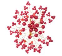 SOLUSTRE Peigne à Cheveux Rouge pour Mariée Cristaux et Perles, Résistant à L'usure, Élégant et Sophistiqué, pour Bal de Fin D'année et Soirée Dansante