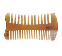 SOLUSTRE Peigne de Massage Double Face et Équilibre du Sébum en Corne de Bœuf Fonction de Massage du Cuir Chevelu pour Cheveux Fins pour Usage Quotidien