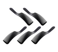 SOLUSTRE Peignes de Coupe Professionnels 5pcs en Abs Design Incurvé Ergonomique, Peigne Plat pour Coiffure Facile à Utiliser sans Abîmer le Cuir Chevelu, Usage à Domicile ou Professionnel