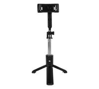 SOLUSTRE Perche à Selfie Miniature Télécommande sans Fil avec Trépied Convertible en Acier Inoxydable et Abs Lumière D'appoint Intégrée, Compatible Smartphone pour Vidéo et Streaming