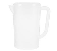 SOLUSTRE Pichet à Eau Réutilisable 2000ml en Plastique Transparent avec Poignée, pour Boissons Froides la Maison Été