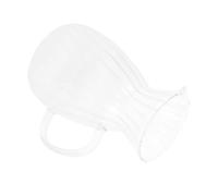 SOLUSTRE Pichet à Lait Verre Transparent avec Bec Verseur Design Épuré et Pratique pour Café Thé et Grand Modèle Verre Sûr
