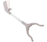 SOLUSTRE Pince à Déchets en Acier Inoxydable et Abs Légère et Résistante, Lot de 2pcs, Outil de Ramassage pour Personnes Âgées ou Handicapées, pour Travailler Dehors