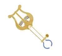 SOLUSTRE Pince à Partitions pour Trompette Ressort Haute Élasticité, Clip Ajustable en Fer Léger, Support Portable pour Extraits de Lecture Musicale