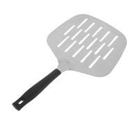 SOLUSTRE Pizza Transfer Peel Acier Inoxydable Perforé Pelle à Pizza Antiadhésive Légère avec Poignée Confortable Bord Lisse pour Protection Four Outil de Transfert et Rotation Facile