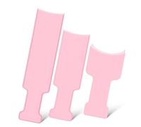 SOLUSTRE Planche à Balayage 3 Pièces Petite Moyenne Grosse Taille Outils Teinture Capillaire Plastique Solide Coloration Cheveux Usage Professionnel Kit Coiffure