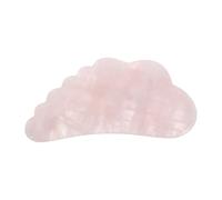 SOLUSTRE Planche À Gratter En Cristal Rose 4.06X1.77 Pouces Outil De Massage Gua Sha Visage Cou Yeux Soulagement Tension Musculaire Accessoire Bien-Être Naturel