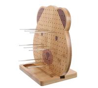 SOLUSTRE Planche de Blocage Crochet en Bois avec Épingles, Base Polyvalente pour Projets de Tricot et Crochet, Aide Façonnage pour Débutants et Passionnés