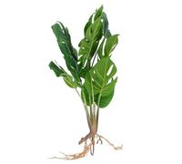 SOLUSTRE Plante Artificielle Simulée Branches Monstera Verte Décorative sans Pot pour Intérieur Feuillage Tropical Faux et Réaliste Décoration Maison et Bureau