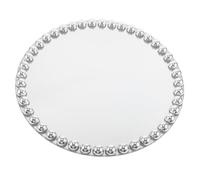 SOLUSTRE Plateau Miroir Décoratif Multifonction pour Bijoux et Plateau Rond Élégant pour Salle de Bain Chambre et Salon