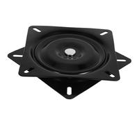 SOLUSTRE Plateau Tournant Pivotant en Fer Noir Mécanisme Intégré Pratique pour Meuble TV et Support D'exposition Mobilier