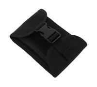 SOLUSTRE Pochette à Lest de Plongée en Nylon Noir 2-3 kg, Porte-Poids Pratique, Boucle à Dégagement Rapide, Structure Latérale, pour Plongée Professionnelle et Récréative
