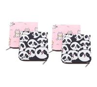 SOLUSTRE Pochette pour serviette hygiénique polyester imperméable 4Pcs avec motifs mignons pour voyage extérieur facile à transporter pour femmes