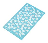SOLUSTRE Pochoir de Sérigraphie Motif Feuille de Ginkgo en Maille Polyester Réutilisable pour Pâte Polymère Pochoir Lavable pour Loisirs Créatifs et Fabrication de Bijoux DIY