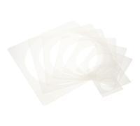SOLUSTRE Pochoirs Ronds Modèles Créatifs Blancs en Pet Réutilisables Longue Durée 8 Pièces pour Peinture Murale pour Décoration Murale et Projets Artistiques