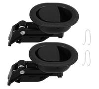 SOLUSTRE Poignée de Rechange pour Fauteuils Inclinables et Canapés Design Ergonomique Robuste Installation Facile sans Outil Set de Noir