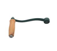 SOLUSTRE Poignée Multifonctionnel de à Viande Manuel en Métal et Bois Ergonomique pour Moulin à Manivelle pour Petites Cuisines et Pique- en Extérieur