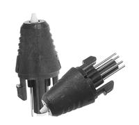 SOLUSTRE Pointes de Stylo D'impression 3d en Plastique Noir, Accessoires Fiables Compatibles Plusieurs Modèles, Lot de 2 Pièces pour Projets Artistiques