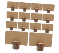 SOLUSTRE Porte Cartes Forme de Souche Arbre Support Menu et Cartes de Table pour Mariages Réunions Décorations de avec