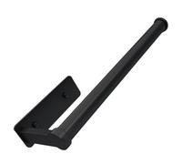 SOLUSTRE Porte-essuie-Tout Mural Noir sans Perçage Support Papier Aluminium Étagère Serviette Aluminium Gain de Place pour Cuisine et Salle de Bain