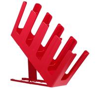 SOLUSTRE Porte Gobelets Pliable à Quatre Compartiments Plastique Organisateur de Rangement pour Gobelets Papier Support Empilable pour Café et Thé Adapté Bureau et Comptoir