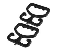 SOLUSTRE Porte-Sacs de Courses Ergonomique Support de Levage pour Sacs Cabas Poignée pour Chariot de Supermarché Système de Transport pour Courses