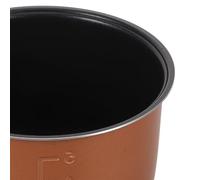 SOLUSTRE Pot intérieur de rechange pour cuiseur à riz, accessoire de cuve de cuisson électrique antiadhésive pour cuiseurs à riz de 1,6 L, marmite de cuisson avec échelle
