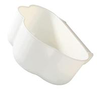 SOLUSTRE Poubelle de Cuisine Suspendue Blanc Forme Panier à Déchets pour Porte Darmoire Bac Pratique pour Déchets Alimentaires et Épluchures Rangement Sous Placard Ergonomique