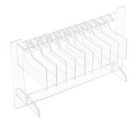 SOLUSTRE Présentoir Nail Art Faux Ongles Acrylique Planche Pratique Manucure Réutilisable Support Délicat pour Nail Tip Accessoire Décoratif Salon de Beauté