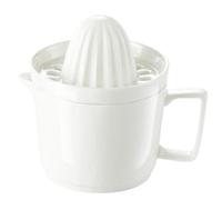 SOLUSTRE Presse-agrumes Manuel en Céramique Blanc, Tasse à Jus Facile à Transporter Matériau Sûr, pour Fruits et Légumes Frais Cuisine