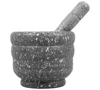 SOLUSTRE Presse-ail Manuel en Pp avec Bol Broyeur Cuisine, Pilon Facile à Ranger, pour Écraser Ail et Épices Cuisine