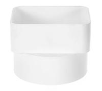 SOLUSTRE Raccord de Drainage pour Tuyau Pluvial en Abs Beige, Gouttière Extérieure pour Tuyau Rond, Canalisation des Eaux Pluviales, Installation Simple et Solide