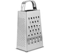 SOLUSTRE Râpe Multifonction en Acier Inoxydable 4 Faces 6 Pouces Ustensile Cuisine Manuel pour Légumes Fromage et Pommes de Terre Outil à Râper et Trancher Pratique pour Usage