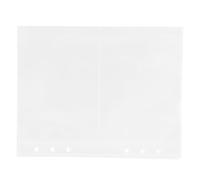 SOLUSTRE Recharge de Pages pour Scrapbook Protège-Pages Transparentes à Deux Poches Accessoire de Classeur pour Albums de Collection et Scrapbooking
