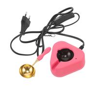 SOLUSTRE Réchaud Électrique pour Cachet Cire avec Cuillère Kit Fondoir Cire Réutilisable Pratique et Décoration de Table Couleur Rose Compatible