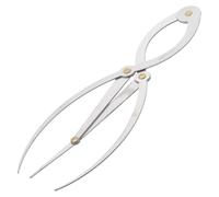 SOLUSTRE Règle à Sourcils pour Éviter L'asymétrie en Acier Inoxydable Argentée pour Mesurer et Positionner Précision la Forme des Sourcils Outil Simple