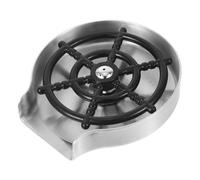 SOLUSTRE Rince-verres Inox Automatique Pour Évier Cuisine, Lave-bouteilles Multifonction à Jets Haute Pression, Accessoire D’évier Pour Rincer Tasses Et Gobelets, Adapté Bar Et Maison, 1 Kit Complet