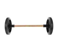 SOLUSTRE Roue de Rechange avec Creux pour Poubelle de Jardin en Caoutchouc et Fer Performance, Pratique 1 Set Couleur Aléatoire pour Usage Extérieur