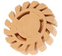 SOLUSTRE Roue de Retrait D'autocollants en Caoutchouc Couleur Aléatoire Beige de 100mm, Légère et Compatible Perceuse, Outil pour Polissage et Décollage sur Bateaux et