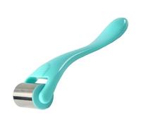 SOLUSTRE Rouleau de Massage Facial Accessoire pour Massage Visage à Glace Bleu en Acier Inoxydable et Abs pour Soins Peau, Réduit Œdème et Soulage Fièvre