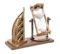 SOLUSTRE Sablier de Bureau Rétro avec Sable Coulant Décoration Vintage pour Table et Maison Ornement Créatif et Élégant Adapté à Bureau et Salon