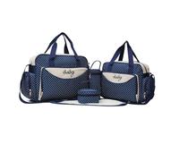 SOLUSTRE Sac à Maman Grand Format Bleu Léger et Multi-usage avec Renforcée Sac Fourre-tout Mode et Spacieux pour Sortie