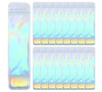 SOLUSTRE Sachet D’Emballage Réutilisable PP 100 Pièces pour Cosmétiques | Imperméable, Ouverture Rapide et Pratique, Résistant aux Déchirures, pour Petite Entreprise, Gloss