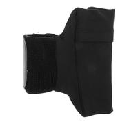 SOLUSTRE Sangle de Cuisse Élastique Réglable pour Téléphone Portable - Pochette de Jambe Noire Multifonction pour Course à Pied, Randonnée et Moto - Support Téléphone Portable et Paquet