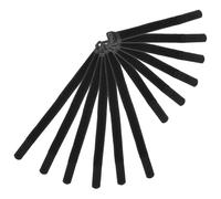 SOLUSTRE Sangles de Fixation Vélo Solides et Pratiques Lot de 12 en Nylon Noir Accessoires Réglables pour Transport et Rangement de Roues de Vélo