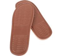 SOLUSTRE Semelles de Chaussures Eva Antidérapantes DIY Semelles Extérieures Rondes en Mousse Café 26 Cm Coussinets Confortables pour Fabrication de Pantoufles Maison et Professionnelles
