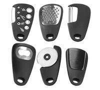 SOLUSTRE Set 1 Set Ustensiles Cuisine Multifonction en Acier Inoxydable Éplucheur de Légumes et Ouvre-bouteille Facile à Nettoyer pour Usage Extérieur